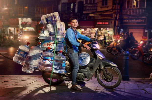 A világ érdekes hanoi motor kismotor robogó moped szállító