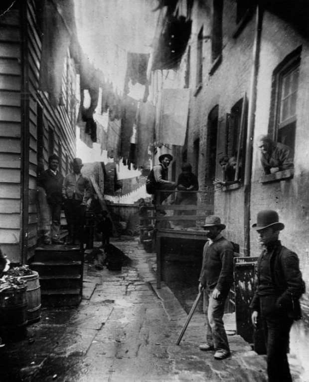 A világ érdekes New York 1870 nyomor szegénynegyed nyomornegyed