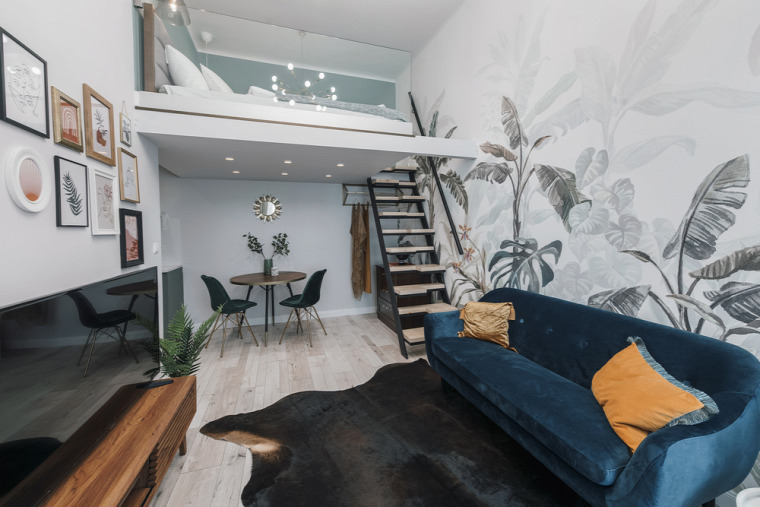 kis lakás kis terek modern skandináv stílus átalakítás felújítás