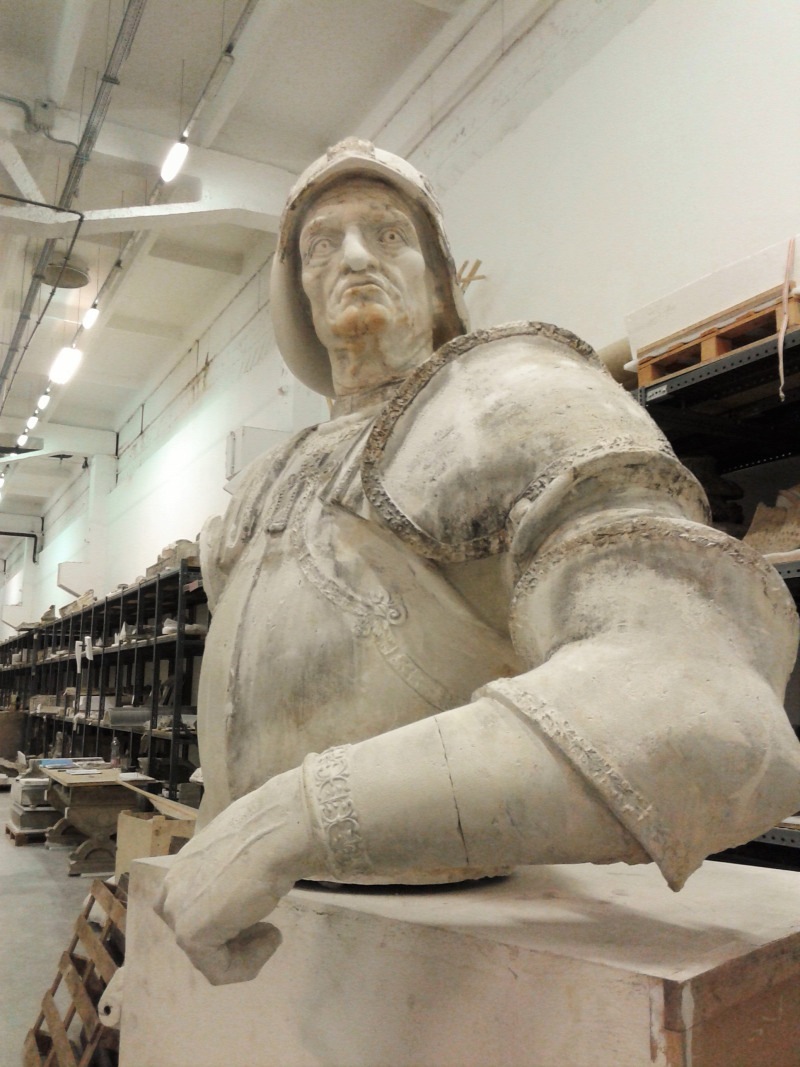 Román Csarnok Szépművészeti Múzeum szobrászat restaurálás