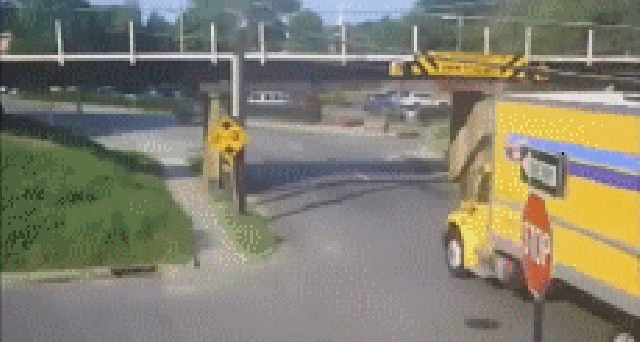 híd magasság teherautó fail rombolás törés