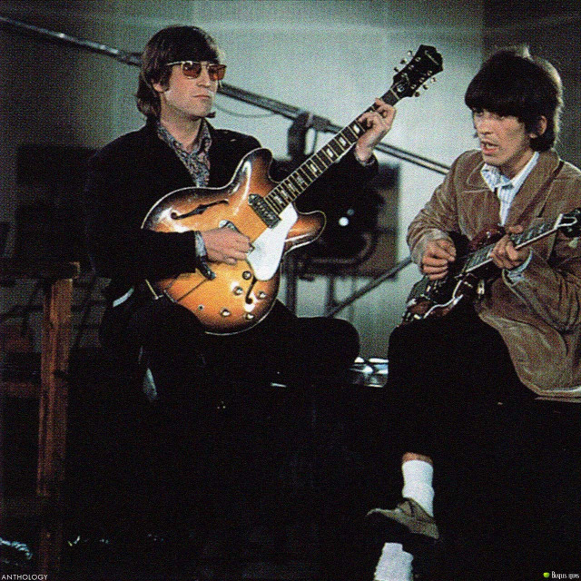 John Lennon Paul McCartney George Harrison Ringo Starr Abbey Road-i stúdió Revolver She Said She Said