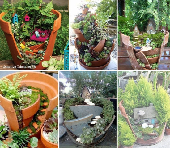 40+ Creative DIY Garden Containers and Planters from Recycled Materials 13