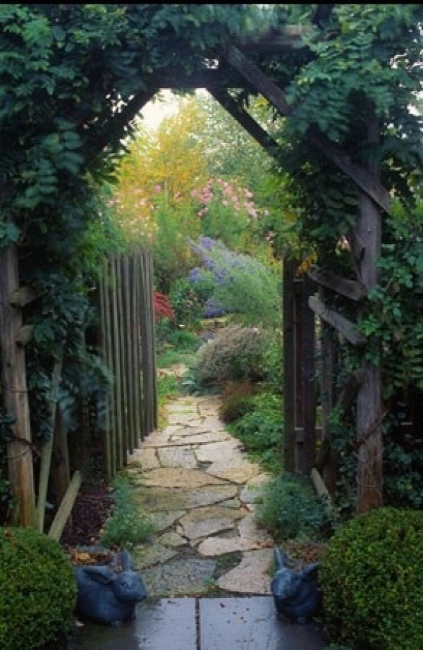 Secret Garden        _________                           ~garden pathway ~by pauline