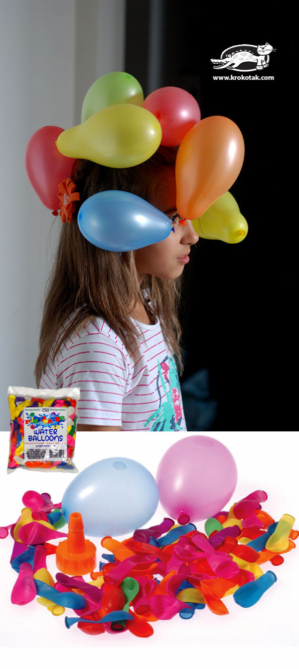 Summer experiment with smal baloons