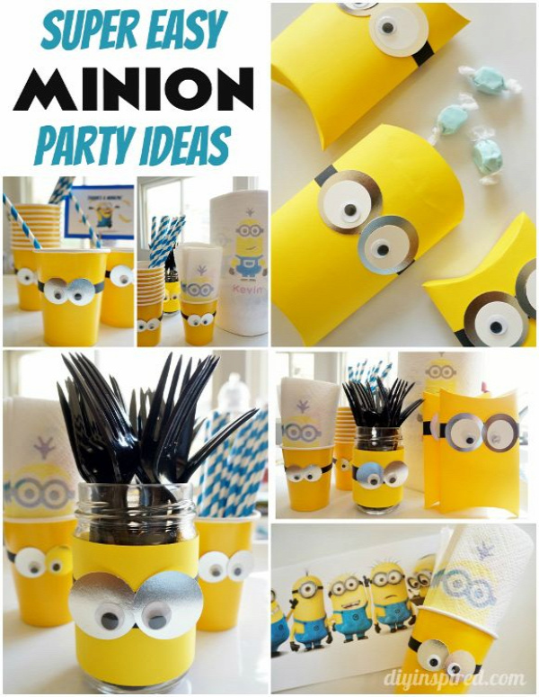 Easy and Budget-Friendly DIY Minions Party Ideas