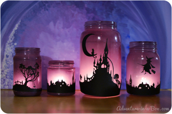 Enchanting Halloween Lanterns: Turn Mason Jars into Lanterns and Explore Light with Children