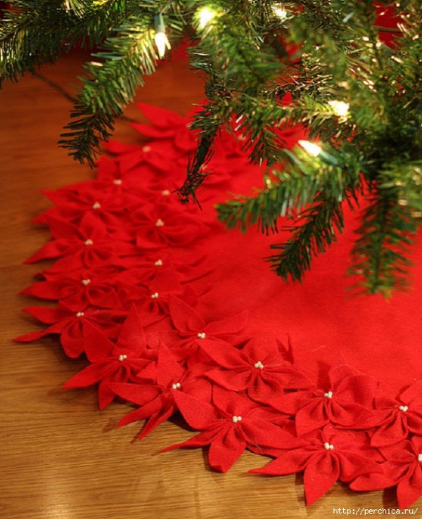 karácsony DIY csináld magad palást varrás karácsonyfa palást