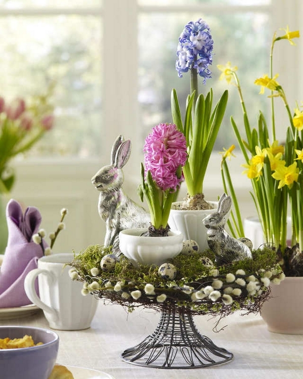 tavasz húsvét asztaldísz dekoráció