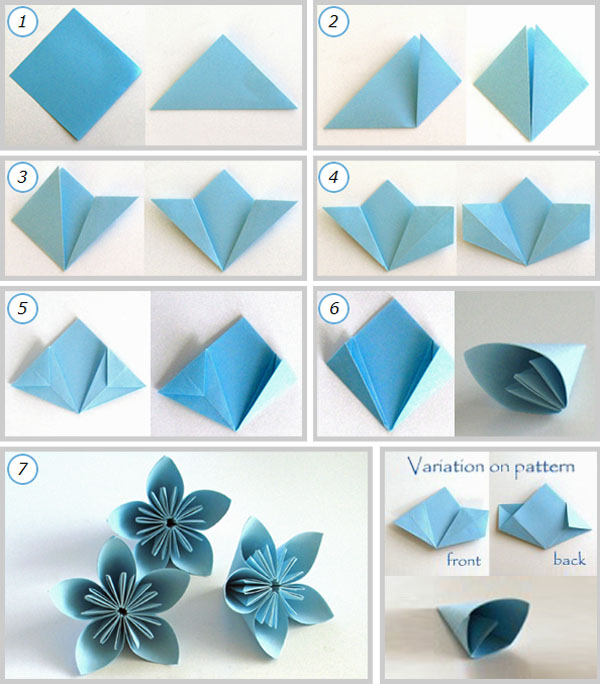 origami kusudama hajtogatás kusudama virág