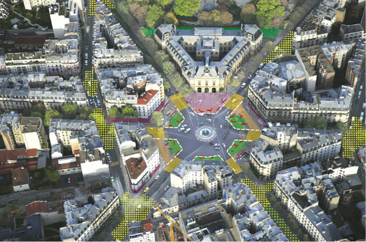 városfejlesztés tekepülésfejlesztés Párizs tér
