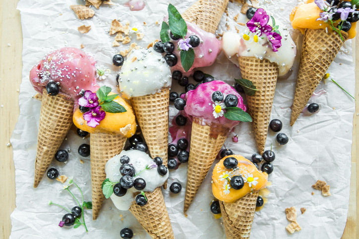 fagylalt konyha szorbet gyümölcs nyár otthon
