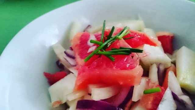 saláta édeskömény paleo vegán mindenmentes