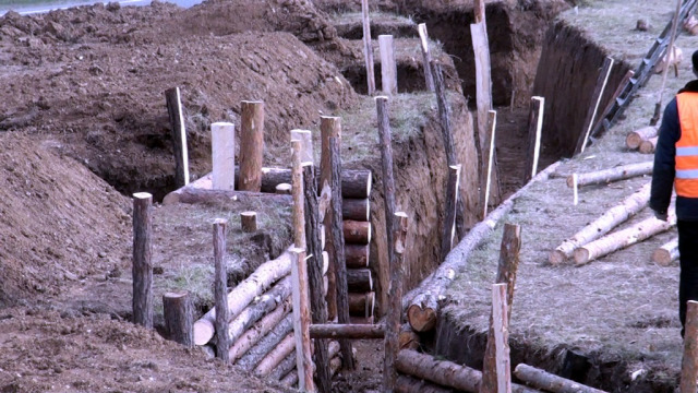 Ukrajna ukrán háború bunker Kelet-Ukrajna hír Harkov ukrajnai harcok