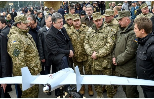 Kijev, ukrán hadsereg dronja