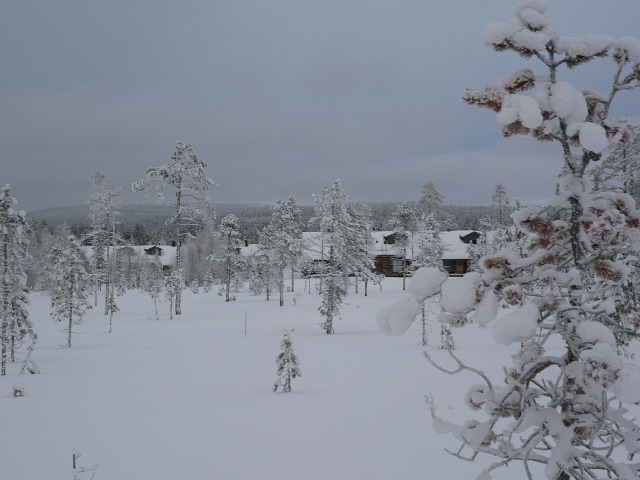 Finnország Lappföld mustamakkara