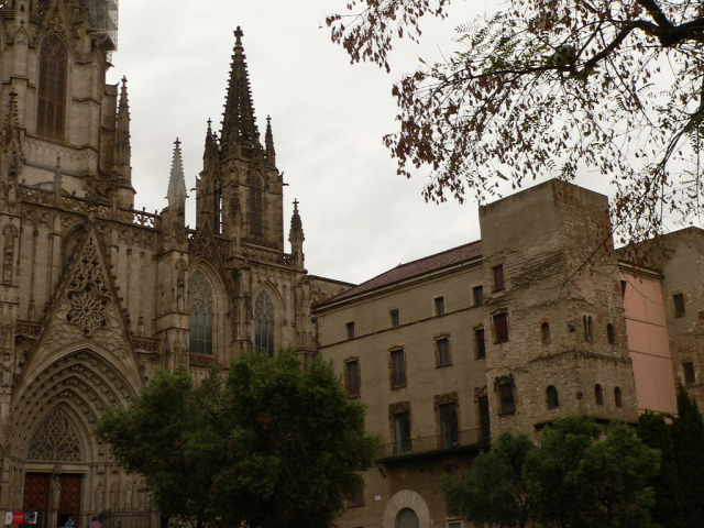 Barcelona Spanyolország Gaudi