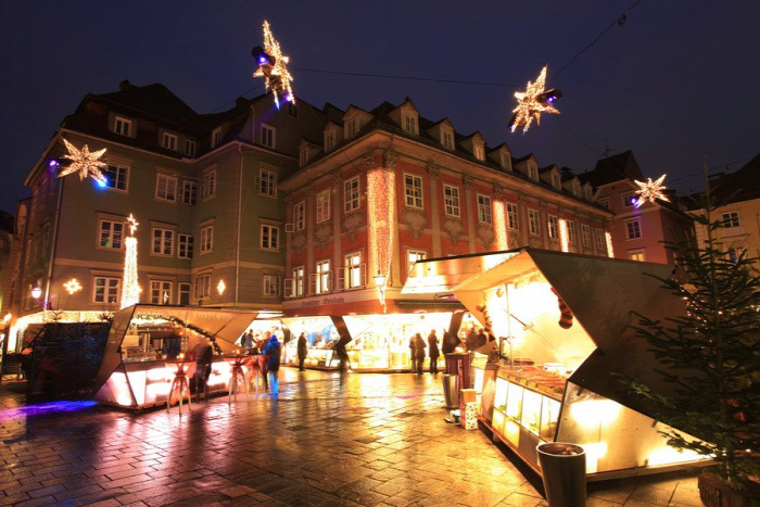 Ausztria Stájerország Graz adventi vásár város
