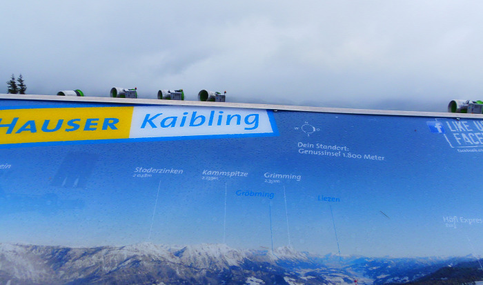 Ausztria Stájerország Schladming hegy csúcskereszt Schladminger Tauern Hauser Kaibling