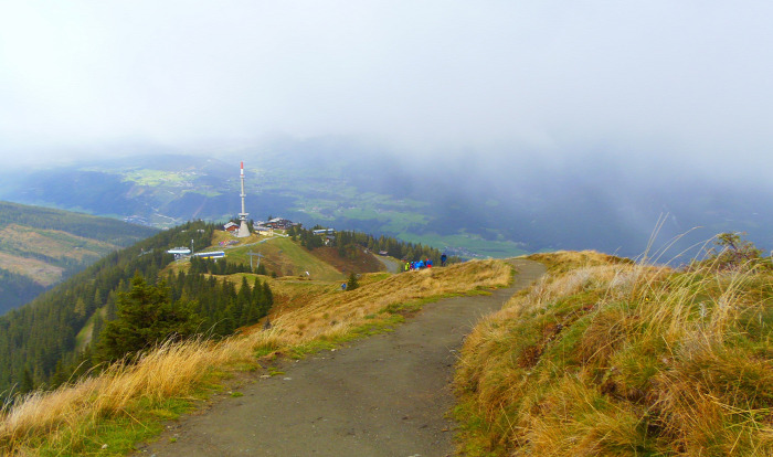 Ausztria Stájerország Schladming hegy csúcskereszt Schladminger Tauern Hauser Kaibling