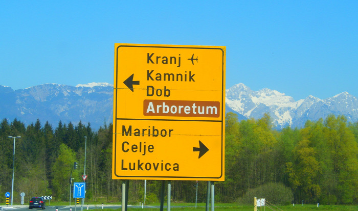 Szlovénia arborétum Kamnik Ljubljana