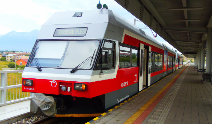 Szlovákia Tátra Magas-Tátra vonat vasút Poprad Ótátrafüred Tátralomnic