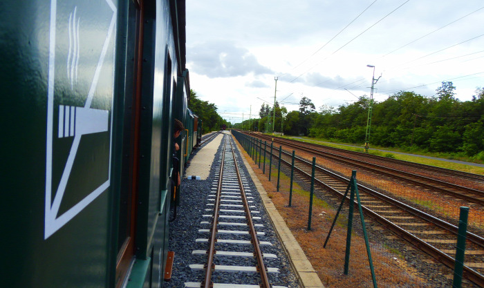 Magyarország Győr-Moson-Sopron megye Nagycenk vonat kisvasút vasút