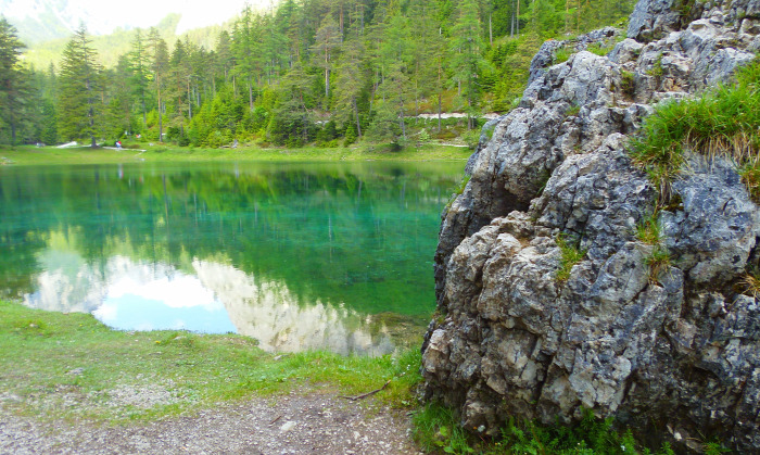 Ausztria Stájerország túra túraút tó Grüner See