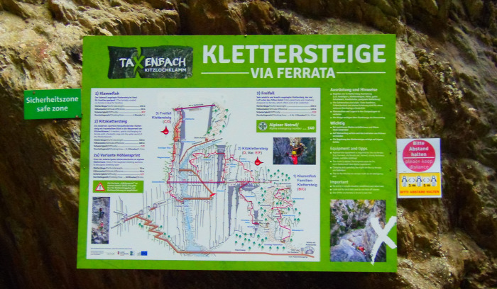 Ausztria Salzburg tartomány Taxenbach szurdok Kitzlochklamm
