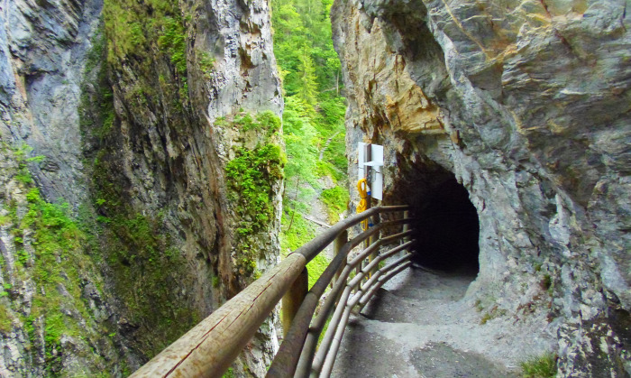 Ausztria Salzburg tartomány Taxenbach szurdok Kitzlochklamm