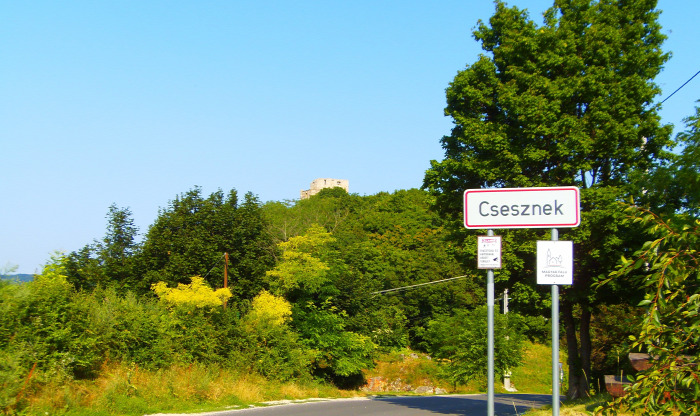 Magyarország Veszprém megye Csesznek szurdok túraút