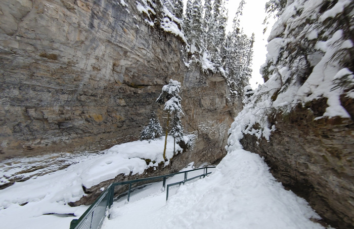 Kanada Sziklás-hegység szurdok Banff