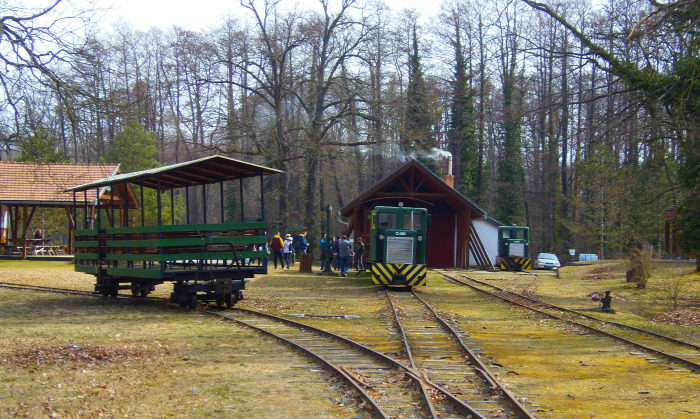 Magyarország Somogy megye Kaszó kisvasút vonat vasút