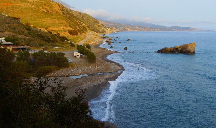 Görögország Kréta strandok Preveli Rethymno