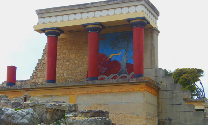 Görögország Kréta Knosszosz város múzeum