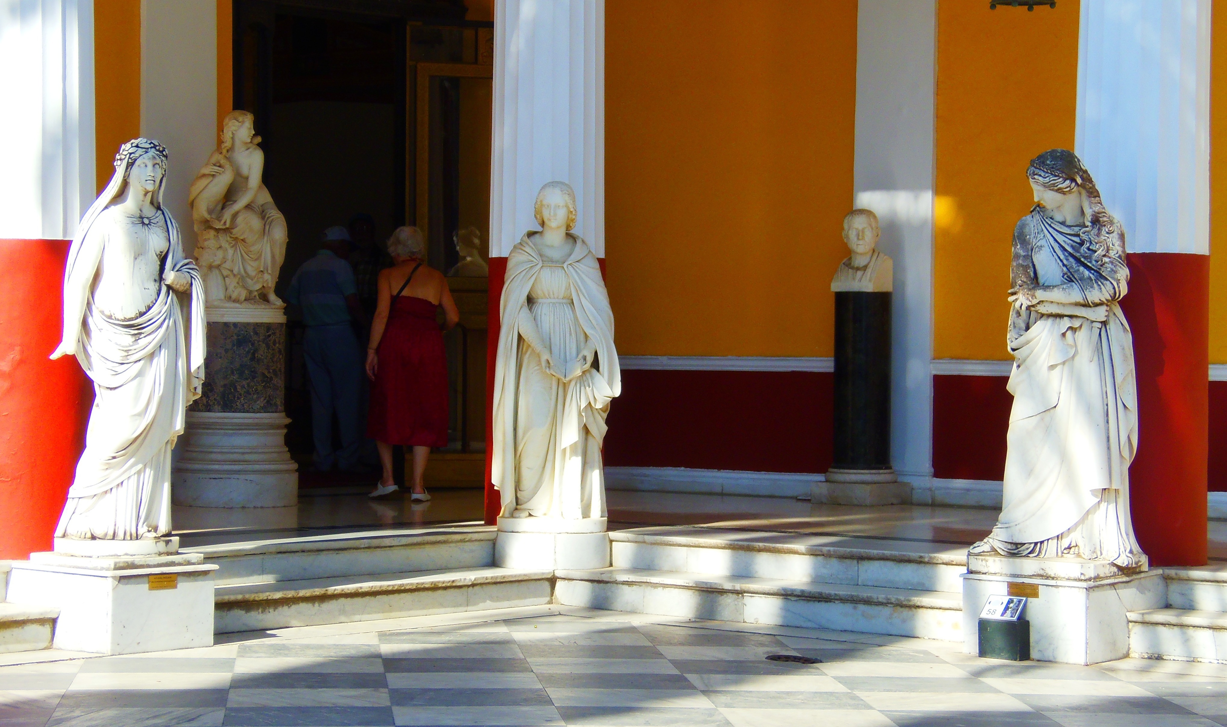 Görögország Korfu Achilleion vár várak kastély