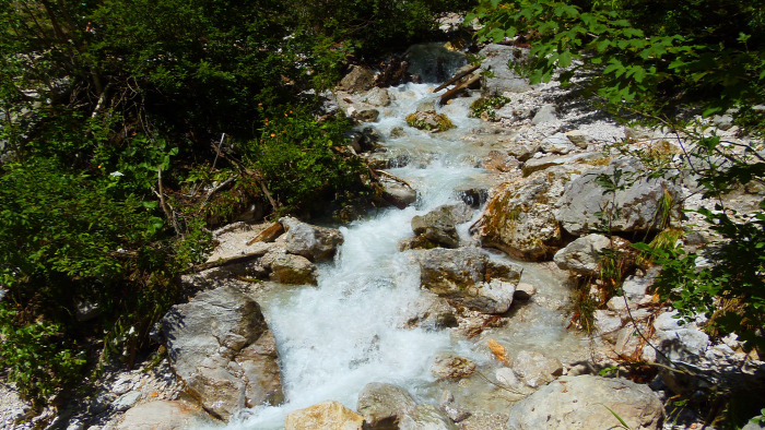 Szlovénia vízesések Logar völgy Rinka vízesés