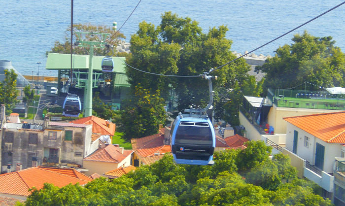 Portugália Madeira kis-kabinos felvonó Funchal Monte