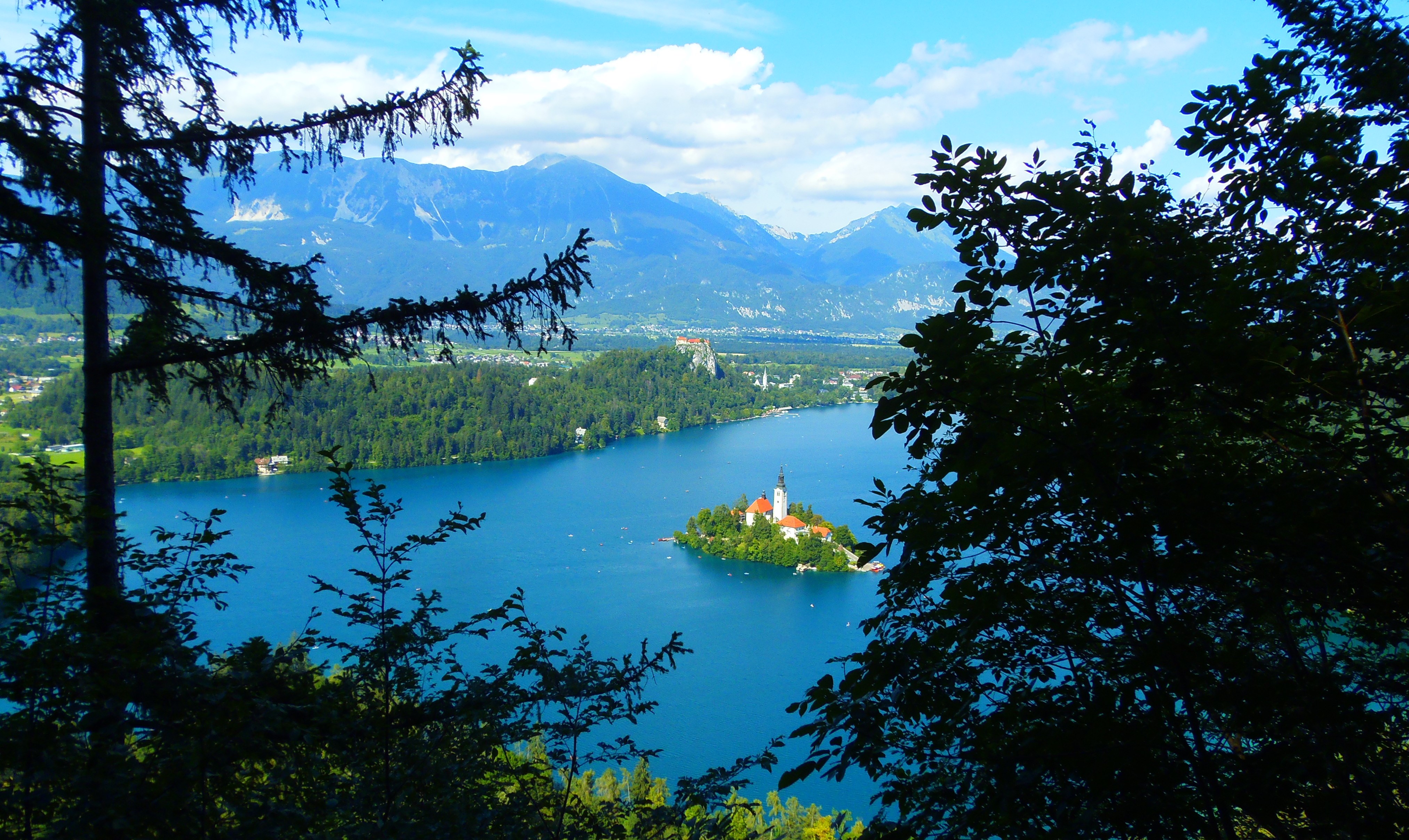 Szlovénia Bled Bledi-tó hegy Osojnica