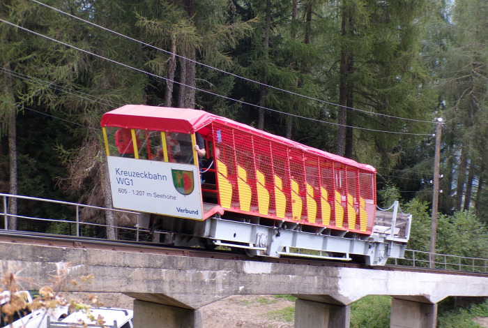 Ausztria Karintia Mölltal sikló Kreuzeckbahn