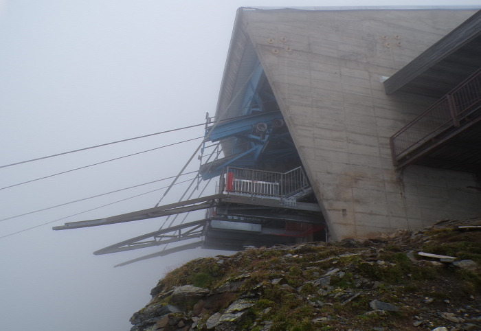 Ausztria Karintia Mölltal Ankogel felvonó nagy-kabinos felvonó Mallnitz