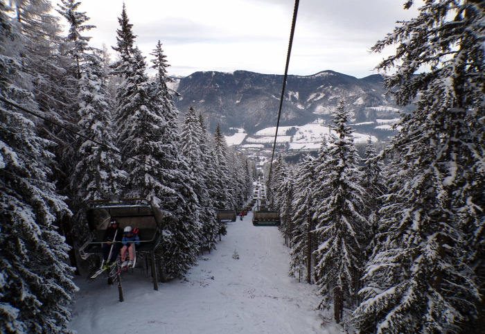 Ausztria Stájerország Stuhleck libegő Semmering