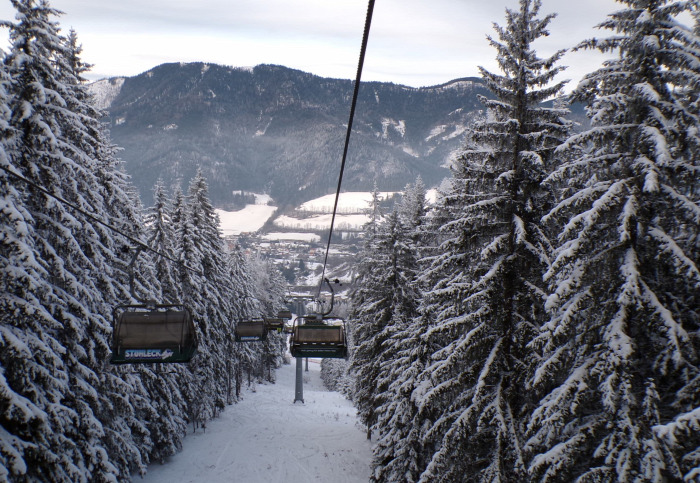 Ausztria Stájerország Stuhleck libegő Semmering