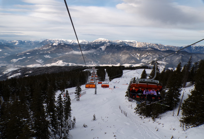 Ausztria Stájerország Stuhleck Semmering libegő