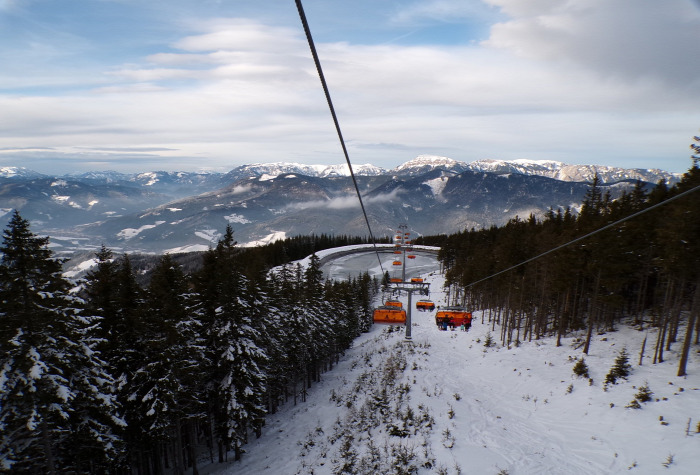 Ausztria Stájerország Stuhleck Semmering libegő