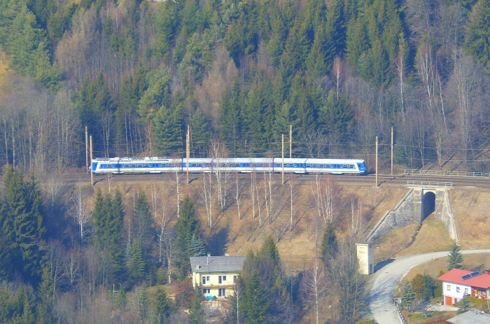 Ausztria Alsó-Ausztria Semmering túraút vonat vasút