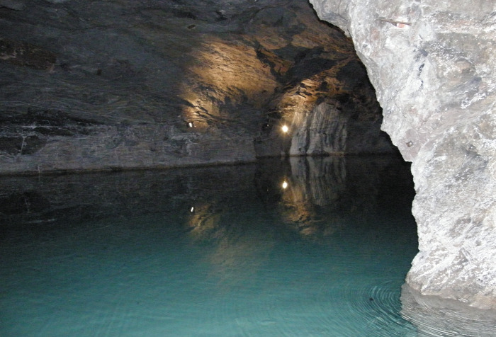Ausztria Alsó-Ausztria barlang tavasbarlang Seegrotte