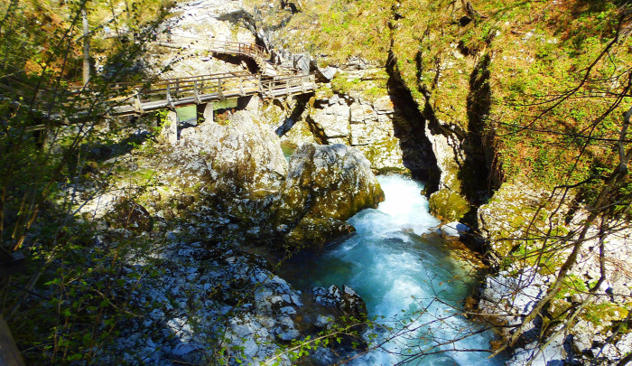 Szlovénia Bled Vintgar szurdok szurdok