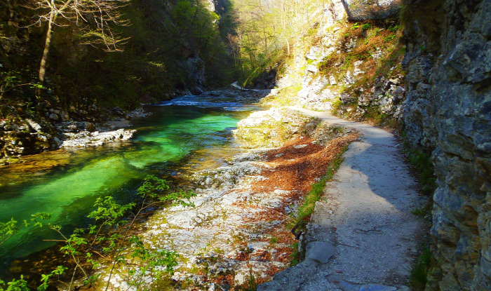 Szlovénia Bled Vintgar szurdok szurdok