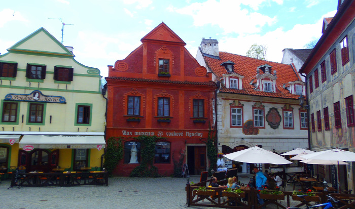 Csehország Cesky Krumlov város